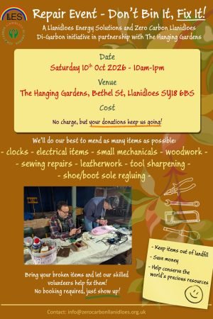 Repair event poster